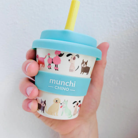 Munchi Chino Puppuchino Babychino Cup - Straw Included