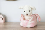 Alimrose Puppy in Carrier 'Marshmallow'