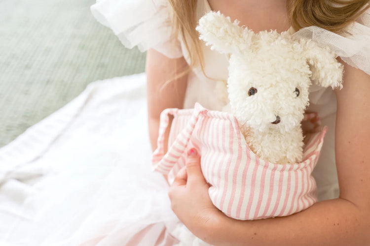 Alimrose Puppy in Carrier 'Marshmallow'