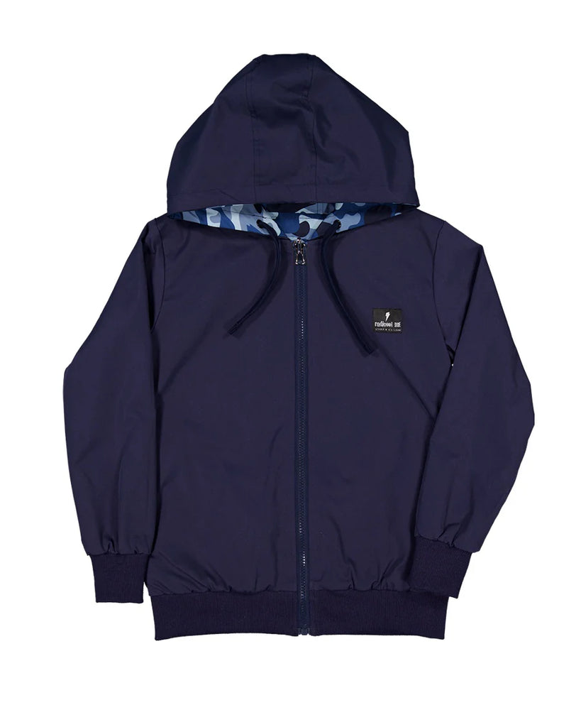RADICOOL KIDS BLUE CAMO REVERSIBLE JACKET