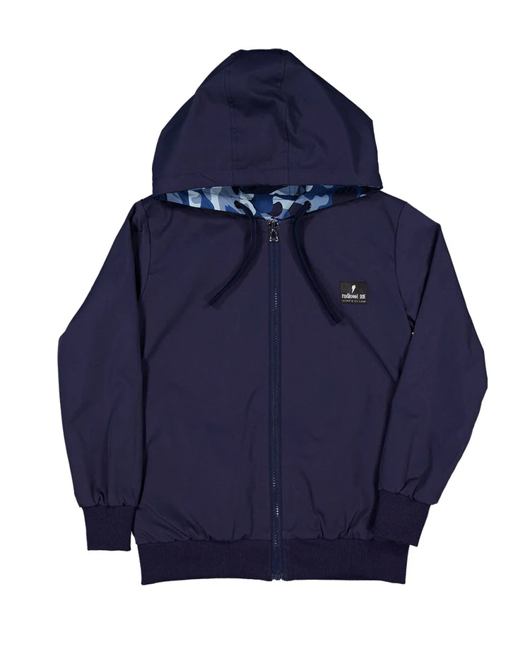 RADICOOL KIDS BLUE CAMO REVERSIBLE JACKET