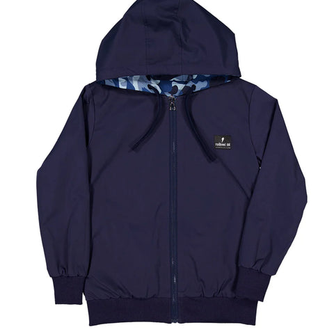 RADICOOL KIDS BLUE CAMO REVERSIBLE JACKET
