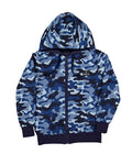 RADICOOL KIDS BLUE CAMO REVERSIBLE JACKET