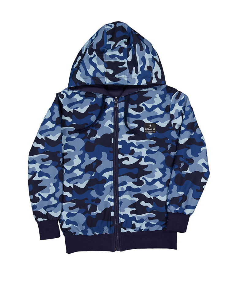 RADICOOL KIDS BLUE CAMO REVERSIBLE JACKET
