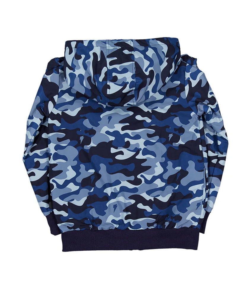 RADICOOL KIDS BLUE CAMO REVERSIBLE JACKET