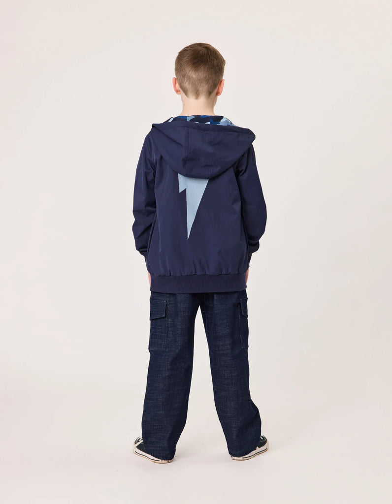 RADICOOL KIDS BLUE CAMO REVERSIBLE JACKET