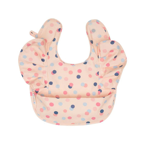 ALL4ELLA Recycled frills bib - Confetti