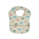 ALL4ELLA Recycled Pouch Bib - Dinosaurs