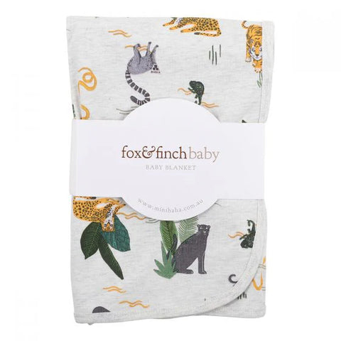 Fox & Finch Jungle Print Bunny Rug