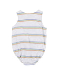 FOX&FINCH WILDLINGS STRIPE DOG BODYSUIT
