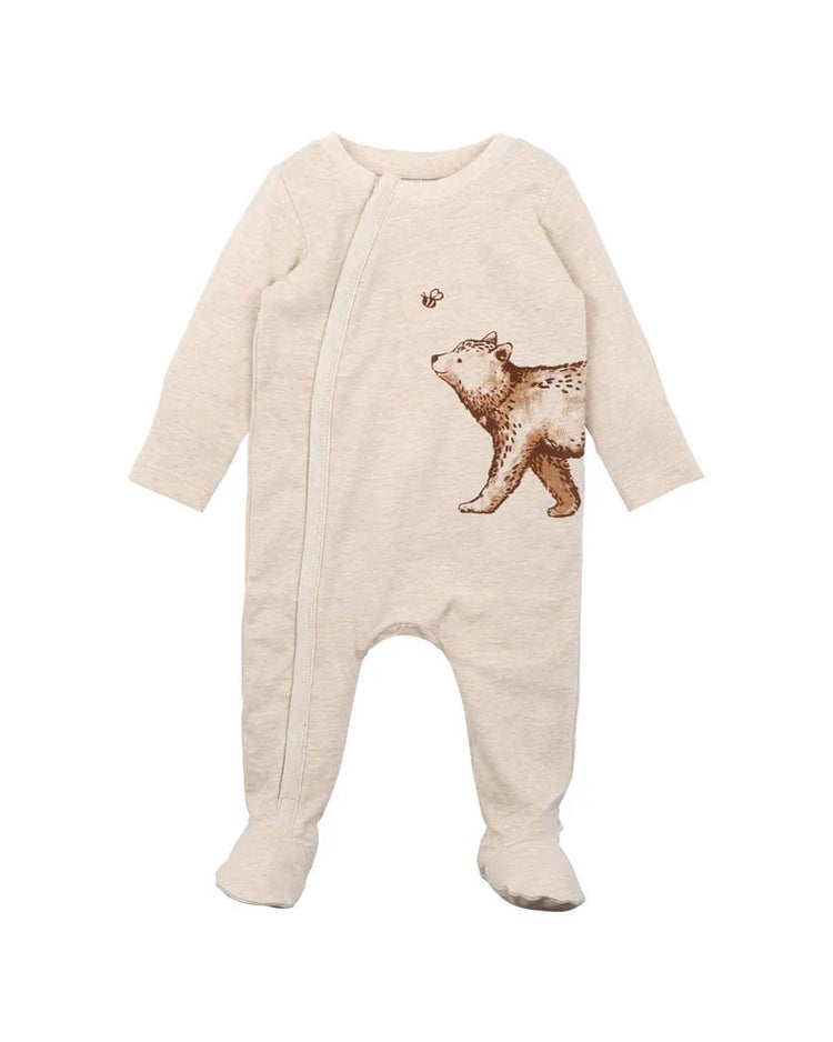 Fox & Finch NEVADA BEAR HUNT LS ZIP ONESIE