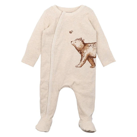 Fox & Finch NEVADA BEAR HUNT LS ZIP ONESIE