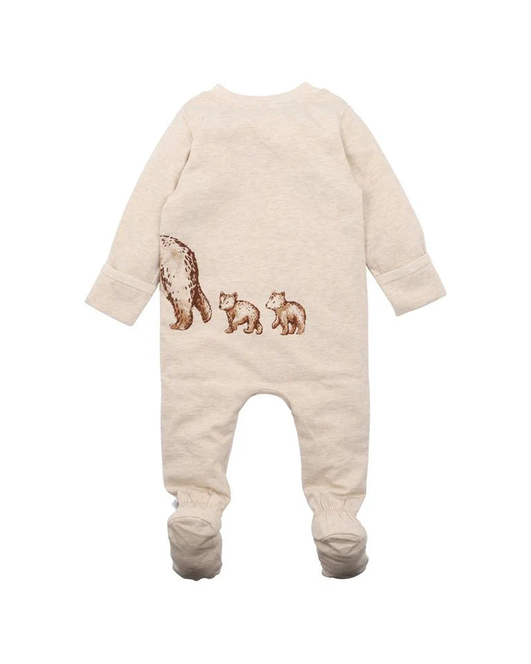 Fox & Finch NEVADA BEAR HUNT LS ZIP ONESIE