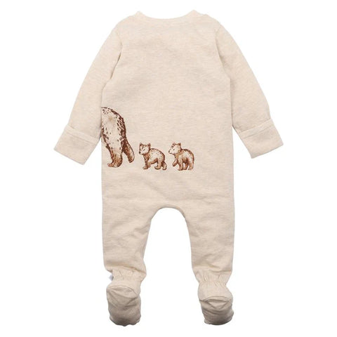 Fox & Finch NEVADA BEAR HUNT LS ZIP ONESIE