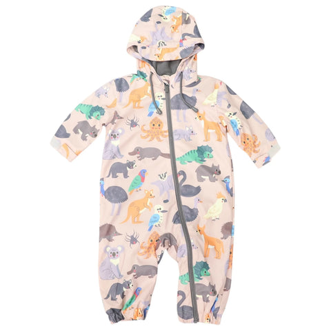 KORANGO Australian Animal Rain Suit Beige