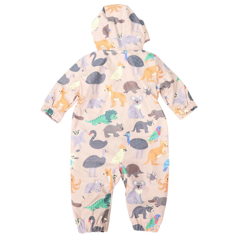 KORANGO Australian Animal Rain Suit Beige