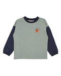 Bebe  WILD SIDE BASKETBALL LS TEE 3-7 YRS