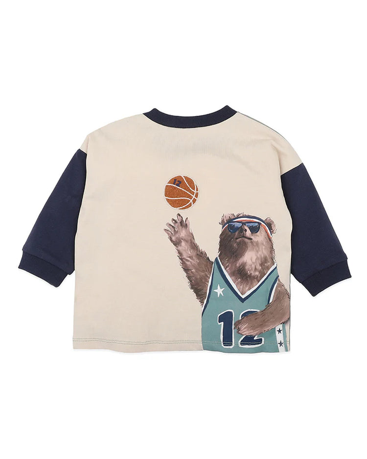 Fox & Finch WILD SIDE BASKETBALL LS TEE