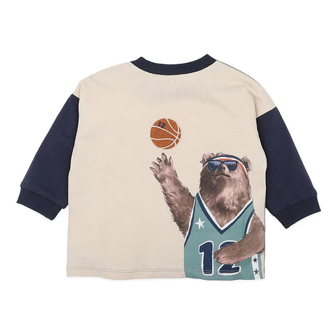 Fox & Finch WILD SIDE BASKETBALL LS TEE