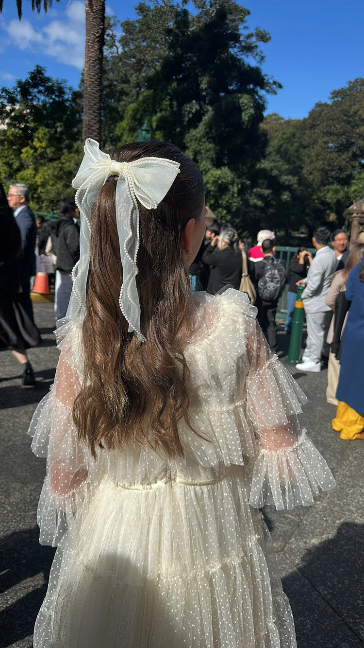 EllieEllie Amelie Long Sleeve Tulle Girl Dress