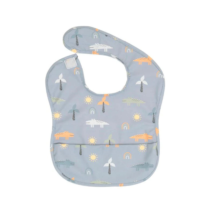 ALL4ELLA Recycled Pouch Bib - Crocodile