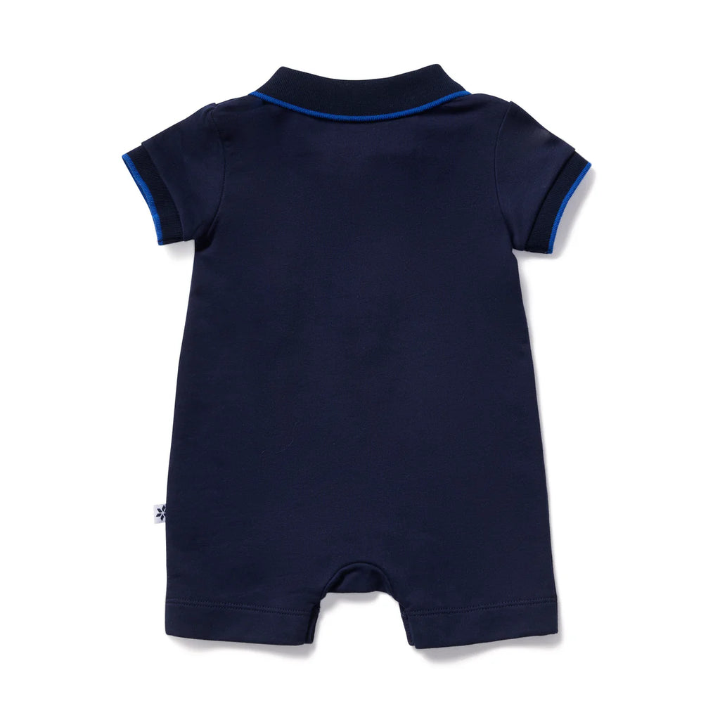 Marquise Best Friends French Terry Polo Romper