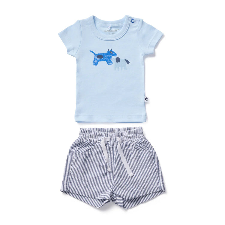 Marquise Best Friends T-Shirt & Woven Shorts Set