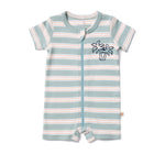 Marquise Endless Summer Striped Zip Romper