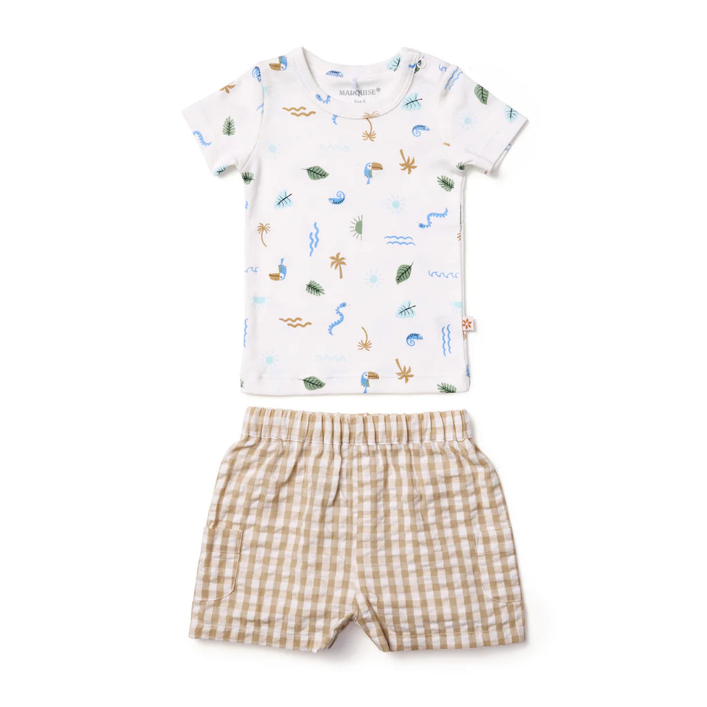 Marquise Endless Summer T-Shirt & Woven Shorts Set