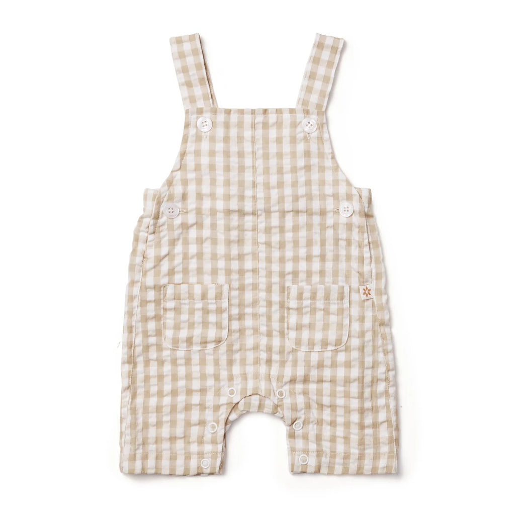 Marquise Endless Summer Nutmeg Gingham Overall