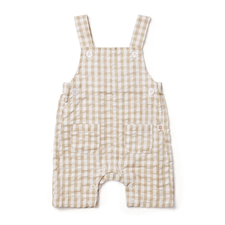 Marquise Endless Summer Nutmeg Gingham Overall