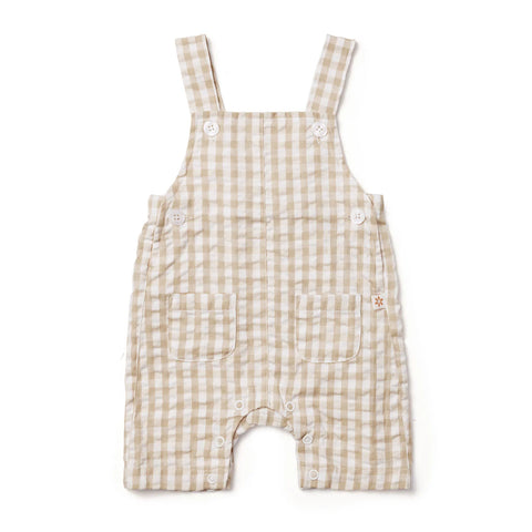 Marquise Endless Summer Nutmeg Gingham Overall