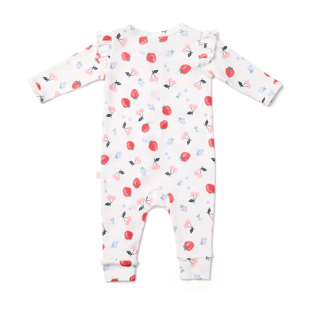Marquise Field of Berries Frill Zipsuit