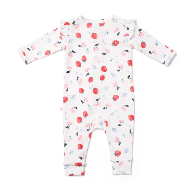 Marquise Field of Berries Frill Zipsuit
