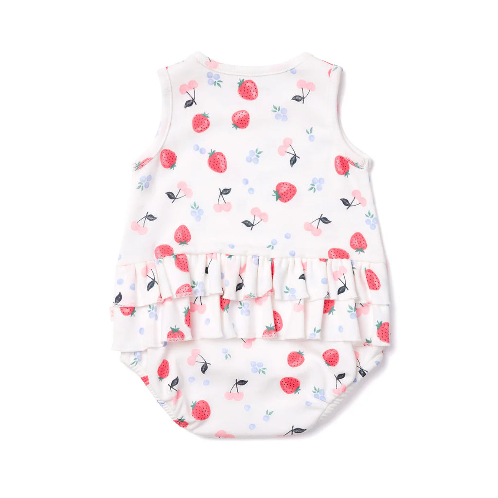 Marquise Field of Berries Frill Bodysuit