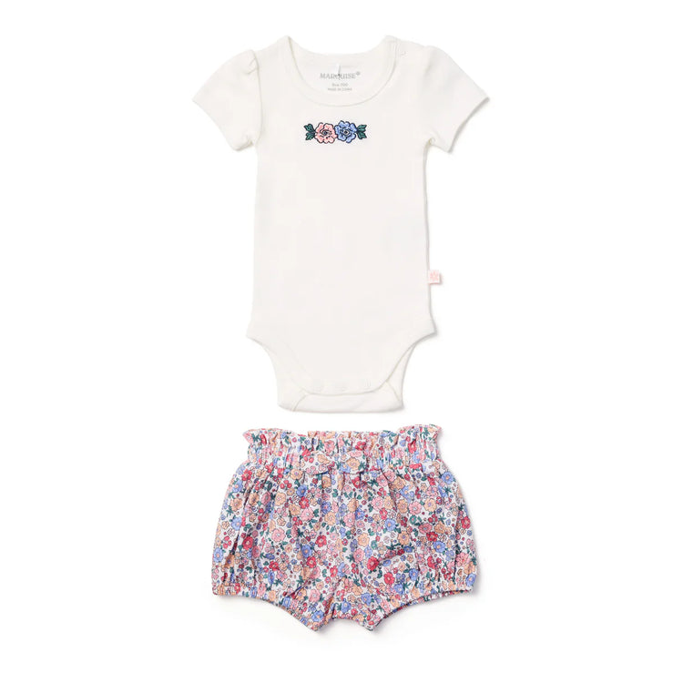 Marquise Field of Berries Bodysuit & Shorts Set