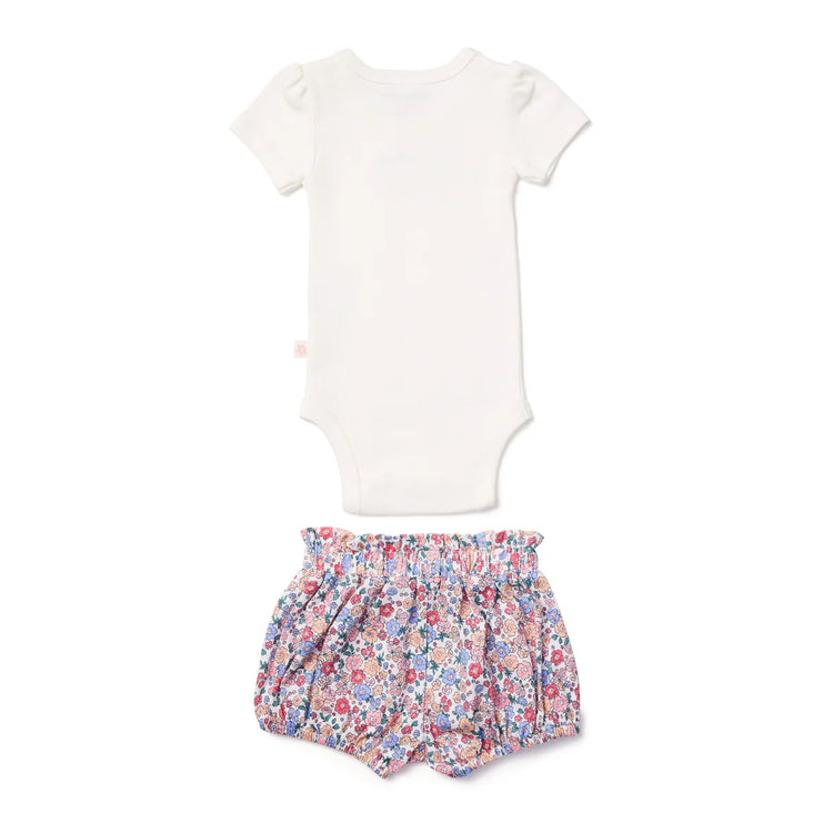 Marquise Field of Berries Bodysuit & Shorts Set