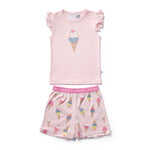 Marquise Ice Cream Frill Sleeve Pyjamas