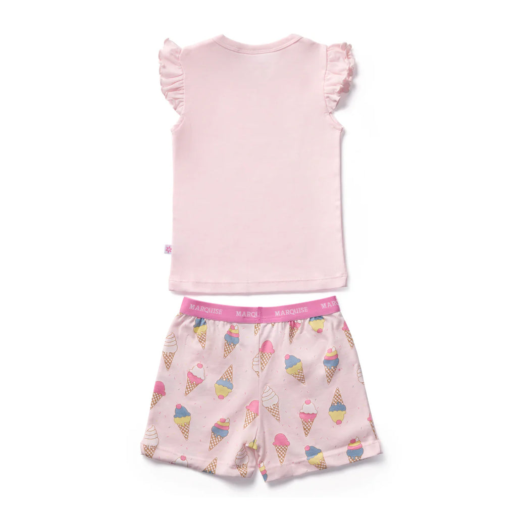 Marquise Ice Cream Frill Sleeve Pyjamas