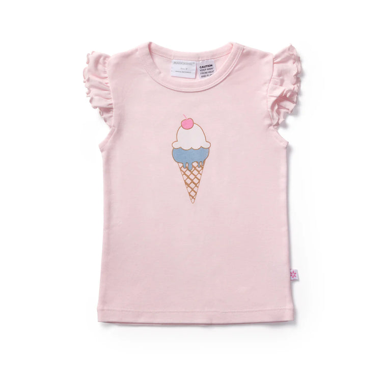 Marquise Ice Cream Frill Sleeve Pyjamas
