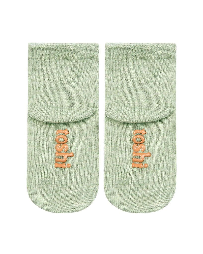 Toshi Organic Socks Ankle Jacquard- Koala