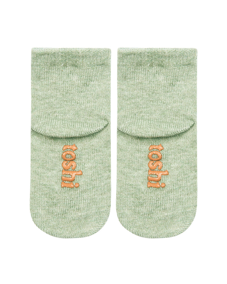 Toshi Organic Socks Ankle Jacquard- Koala