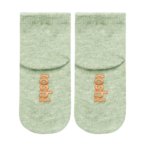 Toshi Organic Socks Ankle Jacquard- Koala