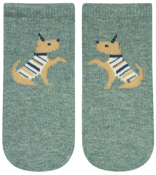 Toshi Organic Socks Ankle Jacquard Lapdog