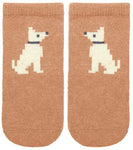 Toshi Organic Socks Ankle Jacquard Puppy