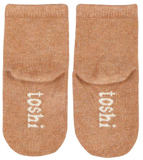 Toshi Organic Socks Ankle Jacquard Puppy