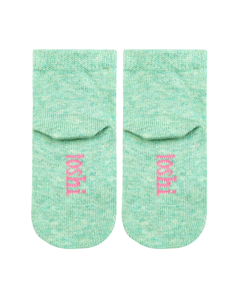 Toshi Organic Socks Ankle Jacquard- Unicorn