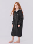 Seasnail Swim Parka For Kids- Black