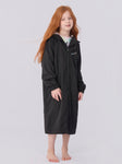 Seasnail Swim Parka For Kids- Black