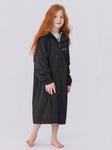 Seasnail Swim Parka For Kids- Black